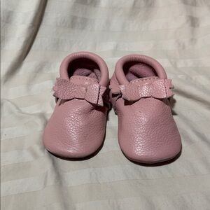 Freshly Picked Pink Kids Moccasins